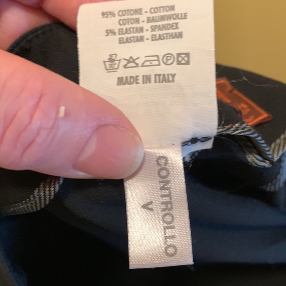 GIORGIO Straight-Leg Side-Zip Cotton Pants - Picture 14 of 14